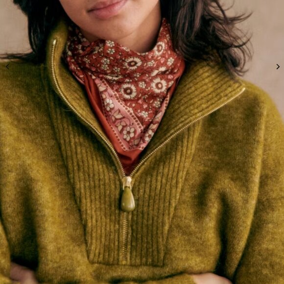 Tobias Jumper - Olive Green Sezane - Sold out online - Picture 2 of 8